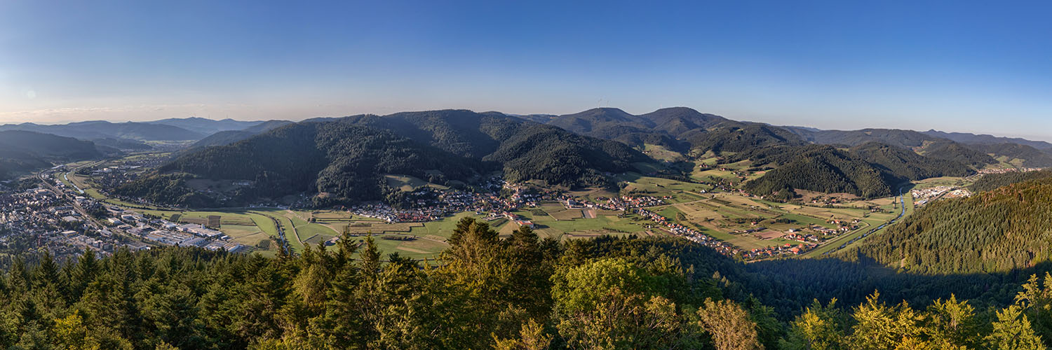 Schwarzwaldpanorama Urenkopf bei Haslach