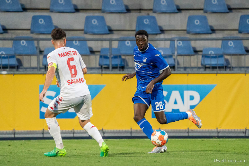 Abdul Fesenmeyer, FSV Mainz 05 II, Fussball, Regionalliga Suedwest, TSG 1899 Hoffenheim II, U23