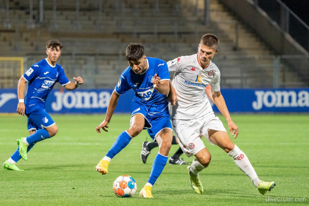 FSV Mainz 05 II, Fussball, Muhammed Damar, Regionalliga Suedwest, TSG 1899 Hoffenheim II, U23