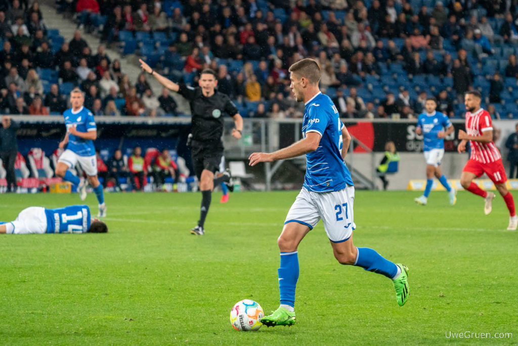 Andrej Kramaric, Bundesliga, DFL, Flutlicht, Fussball, SC Freiburg, TSG 1899 Hoffenheim